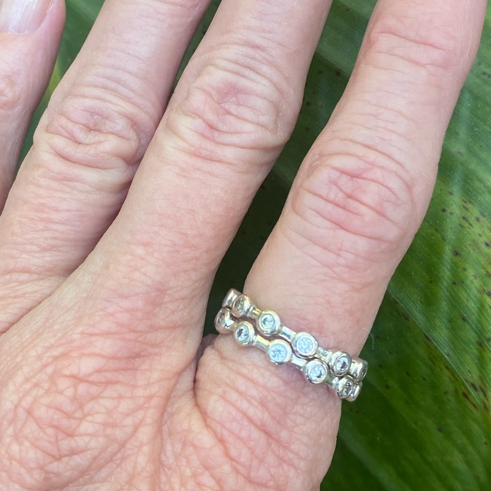 COPY - Silpada Sterling Silver Stackable Ring Set- size 7